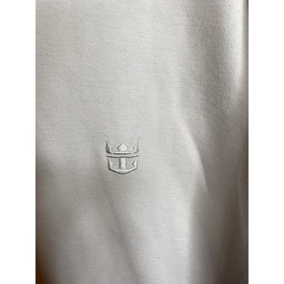 Royal Caribbean International White Polo Shirt Size Large New - Picture 4 of 4